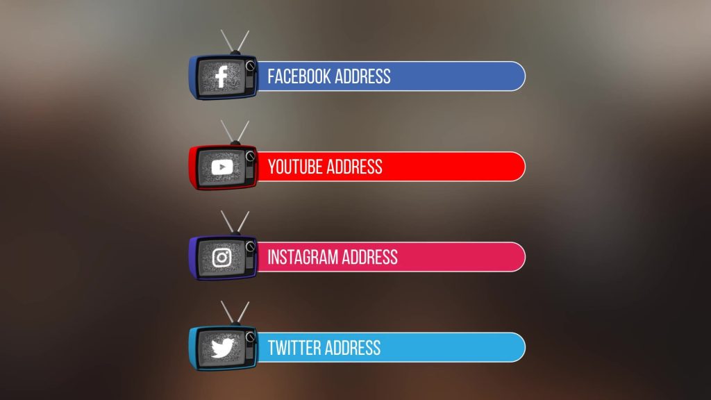 VideoHive TV Social Media Lower Thirds (After FX) [AEP] Download
