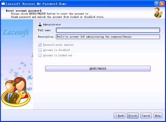 Lazesoft Recover My Password Free Download (v5.0.1.1)